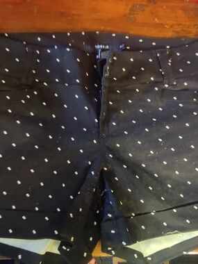 Black Dot Print Shorts